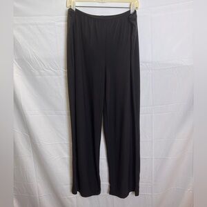 Gilligan & O'Malley Black Wide Leg Pants Sleepwear